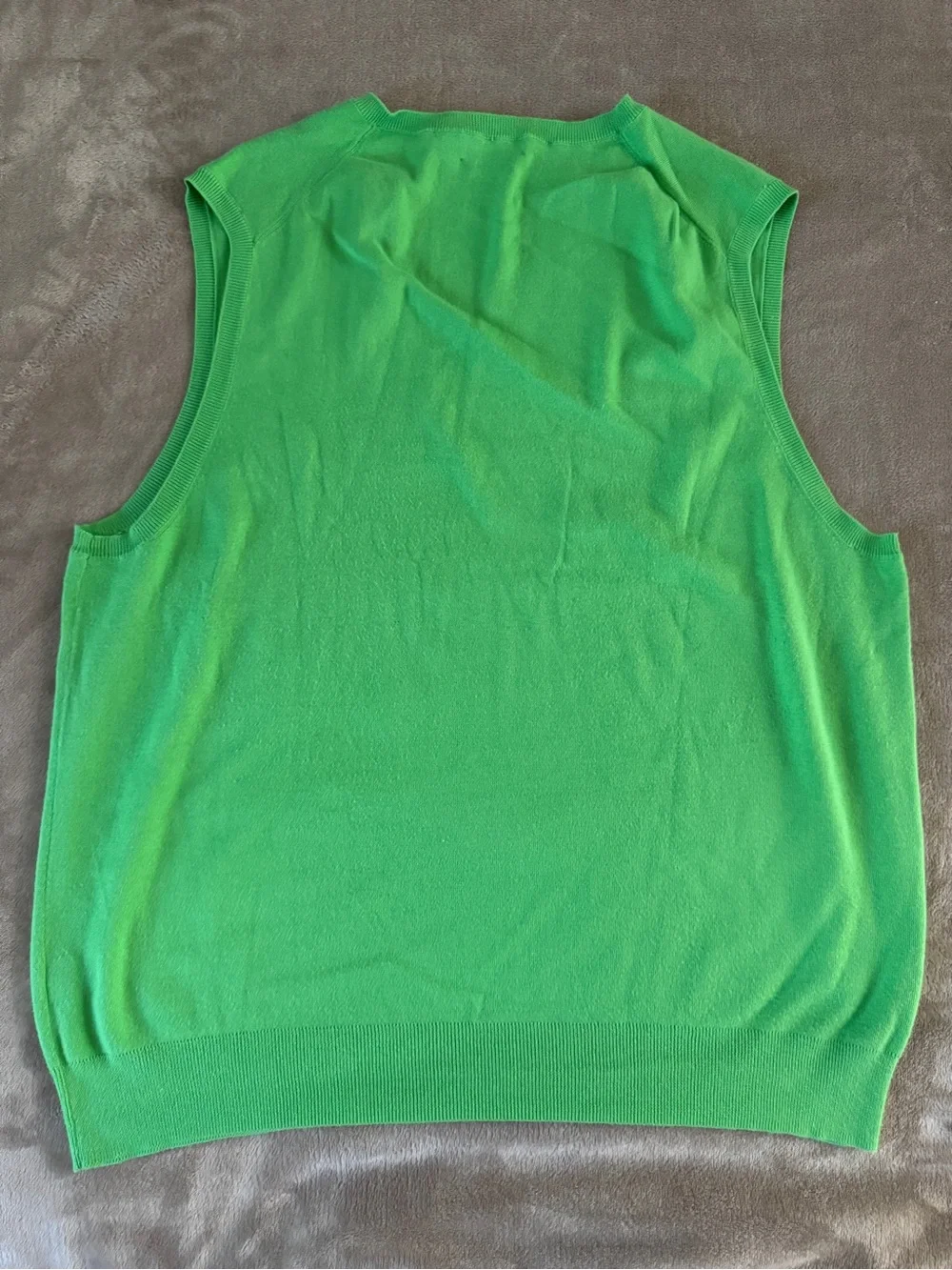 Polo Ralph Lauren Lime Green Pima Cotton Sweater Vest XXL Preppy Golf